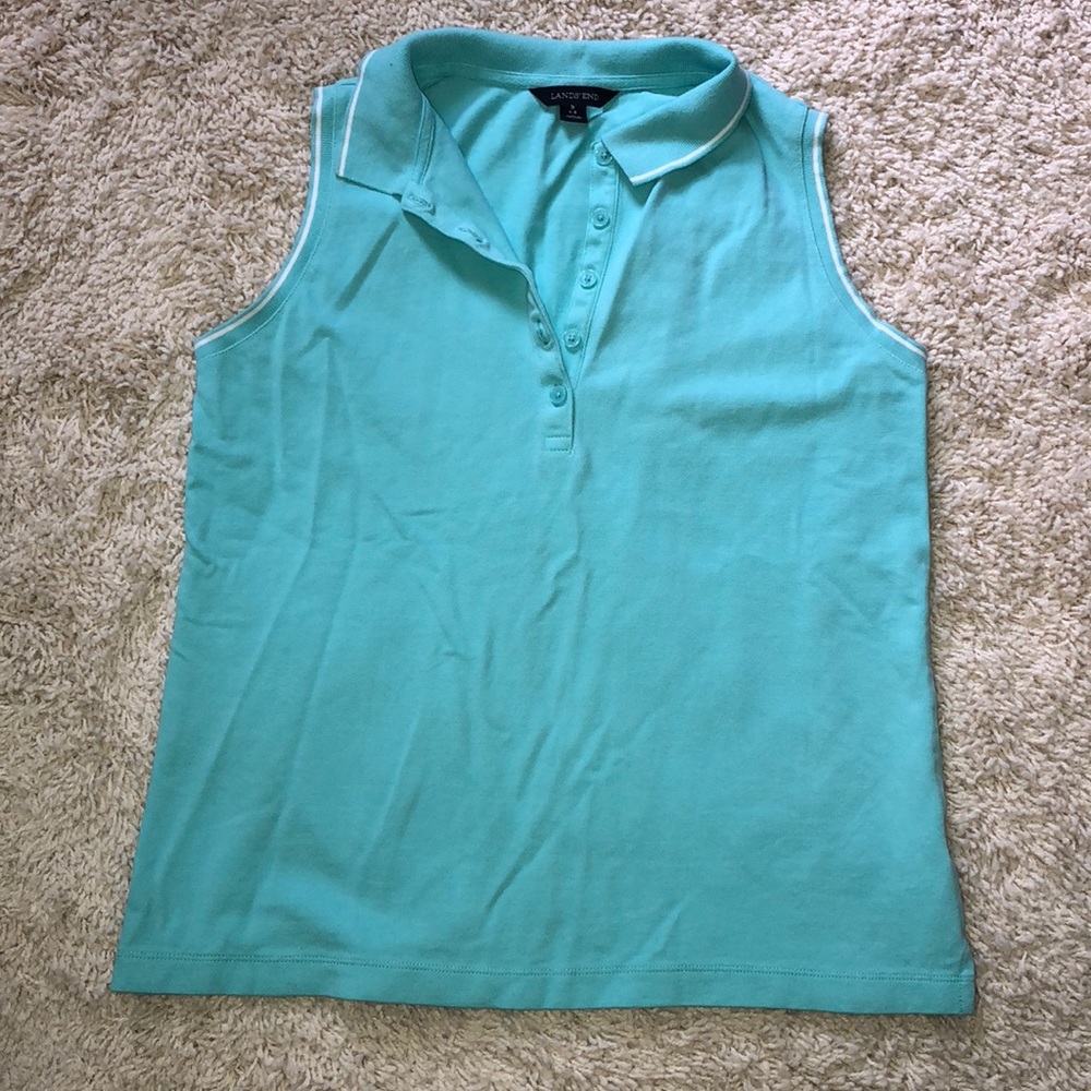 Lands’ End Sleeveless Golf / Tennis Polo